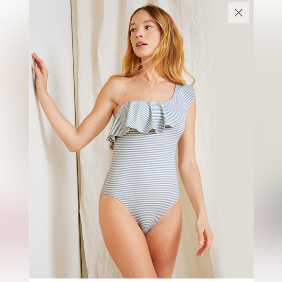 Garnet Hill Other - NEW Garnet Hill Soleil Asymmetrical Swimsuit
